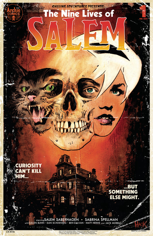 10/16/2024 NINE LIVES OF SALEM ONESHOT CVR B ROBERT HACK  ARCHIE COMIC PUBLICATIONS   