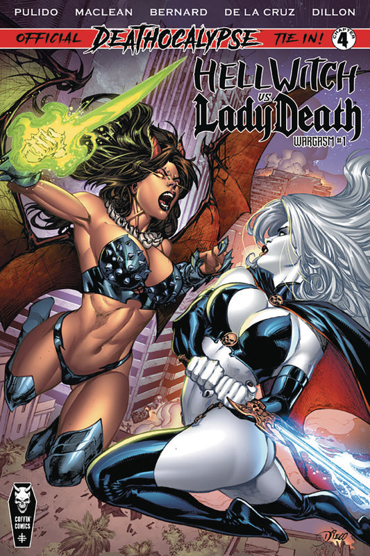 10/16/2024 HELLWITCH VS LADY DEATH WARGASM #1 PREMIERE ED (MR)  COFFIN COMICS   