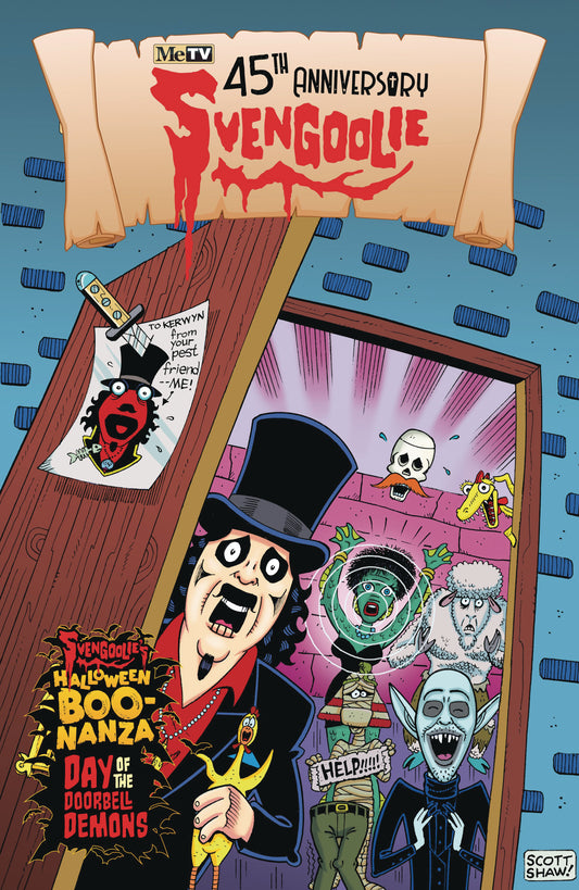 10/02/2024 SVENGOOLIE 45TH ANNIV BOO NANZA CVR B SCOTT SHAW  GEMSTONE PUBLISHING   