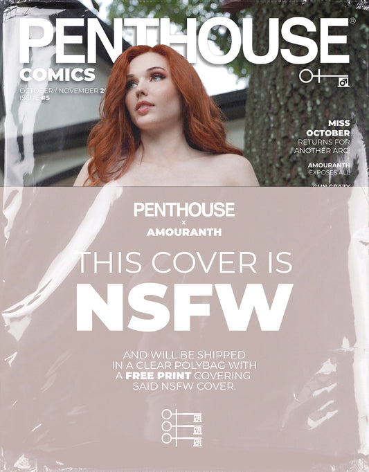 10/16/2024 PENTHOUSE COMICS #5 CVR F AMOURANTH NSFW POLYBAGGED (MR)  PENTHOUSE   