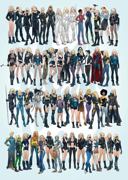 11/27/2024 BLACK CANARY BEST OF THE BEST #1 (OF 6) CVR C OTTO SCHMIDT WRAPAROUND CARD STOCK VAR  DC COMICS   