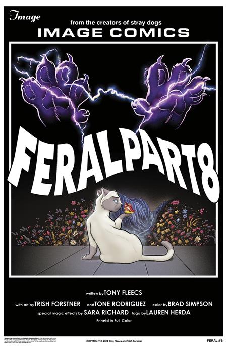 11/27/2024 FERAL #8 CVR B FORSTNER & FLEECS  IMAGE COMICS   