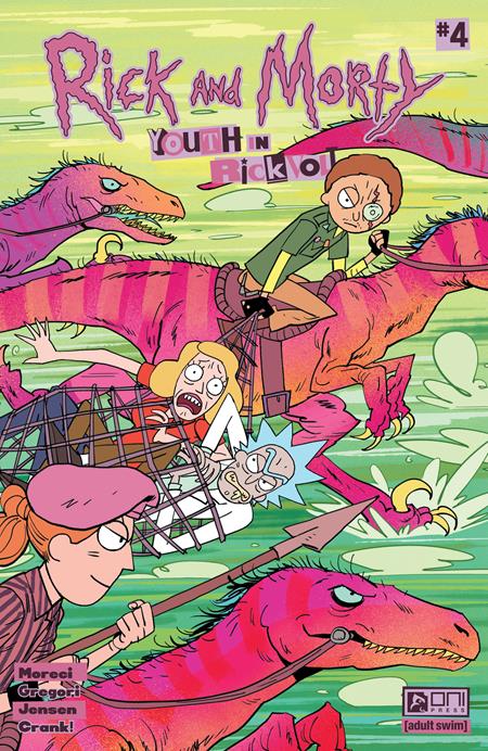 11/13/2024 RICK AND MORTY YOUTH IN RICKVOLT #4 CVR B REVEL (MR)  ONI PRESS INC.   