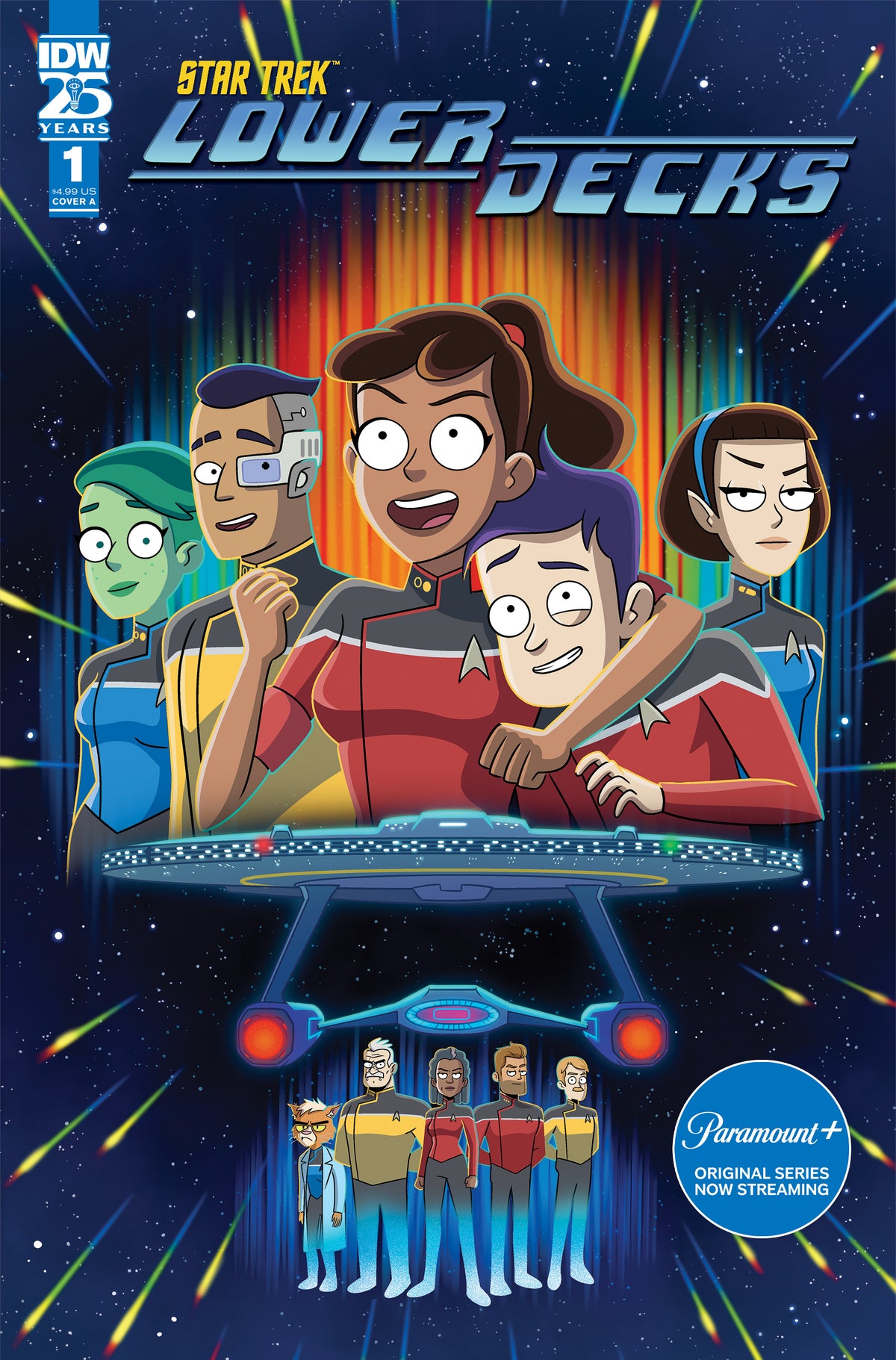 STAR TREK LOWER DECKS #1 CVR A CHARM 2024 Star Trek IDW-PRH