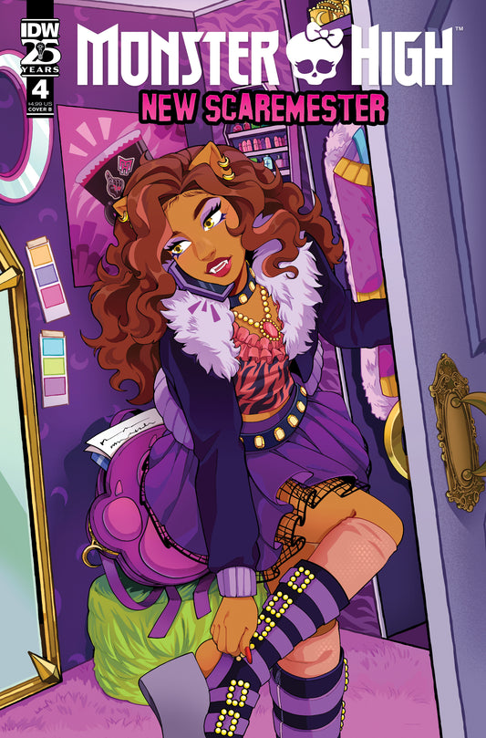 12/11/2024 MONSTER HIGH NEW SCAREMESTER #4 CVR B CAMACHO  IDW-PRH   