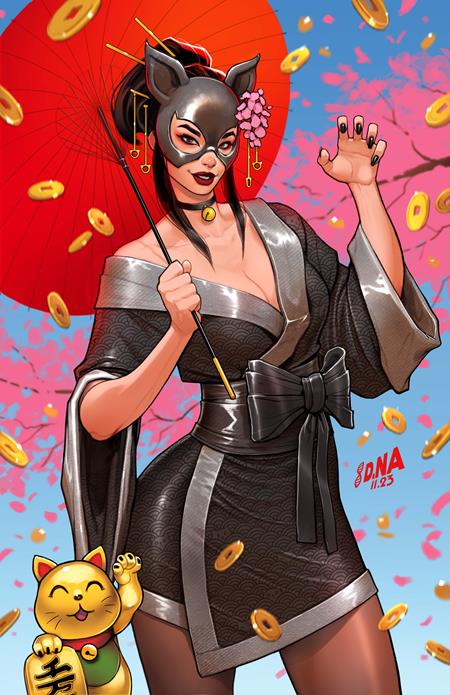 12/18/2024 CATWOMAN #71 CVR D DAVID NAKAYAMA ARTIST SPOTLIGHT CARD STOCK VARIANT Catwoman DC COMICS