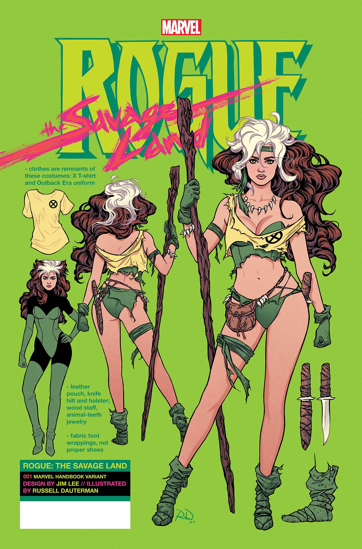 01/15/2025 ROGUE THE SAVAGE LAND #1 (OF 5) RUSSELL DAUTERMAN VARIANT  MARVEL PRH   