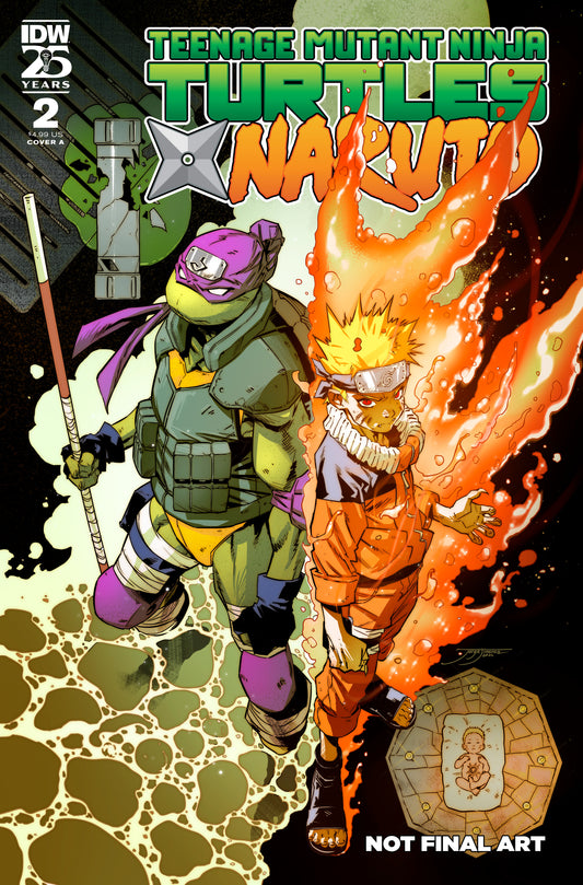 01/15/2025 TEENAGE MUTANT NINJA TURTLES X NARUTO #2 CVR A JIMENEZ  IDW-PRH   