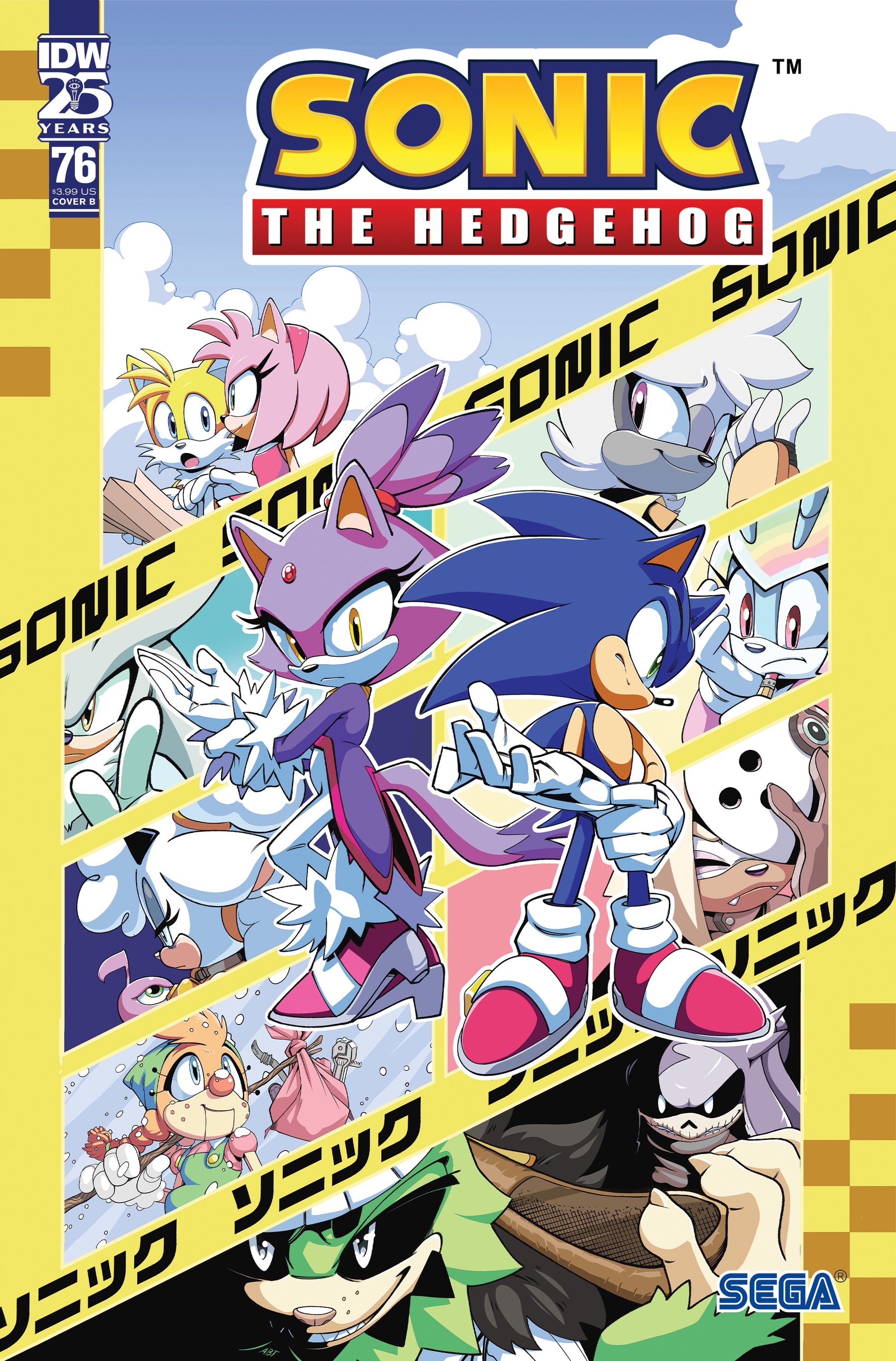 12/18/2024 SONIC THE HEDGEHOG #76 CVR B FONSECA  IDW-PRH   