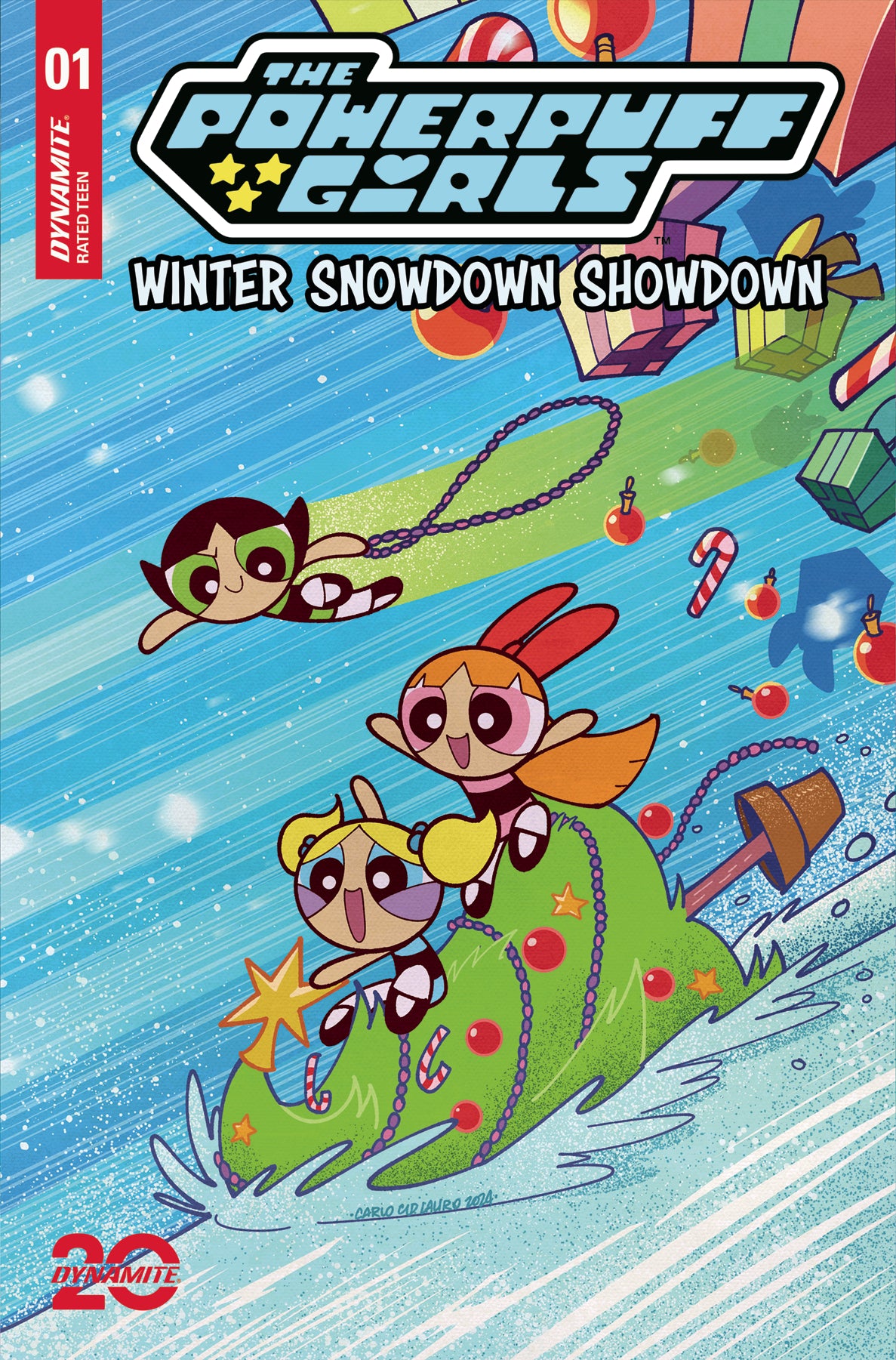 12/11/2024 POWERPUFF GIRLS WINTER SNOWDOWN SHOWDOWN #1 CVR A LAURO (C:  DYNAMITE   