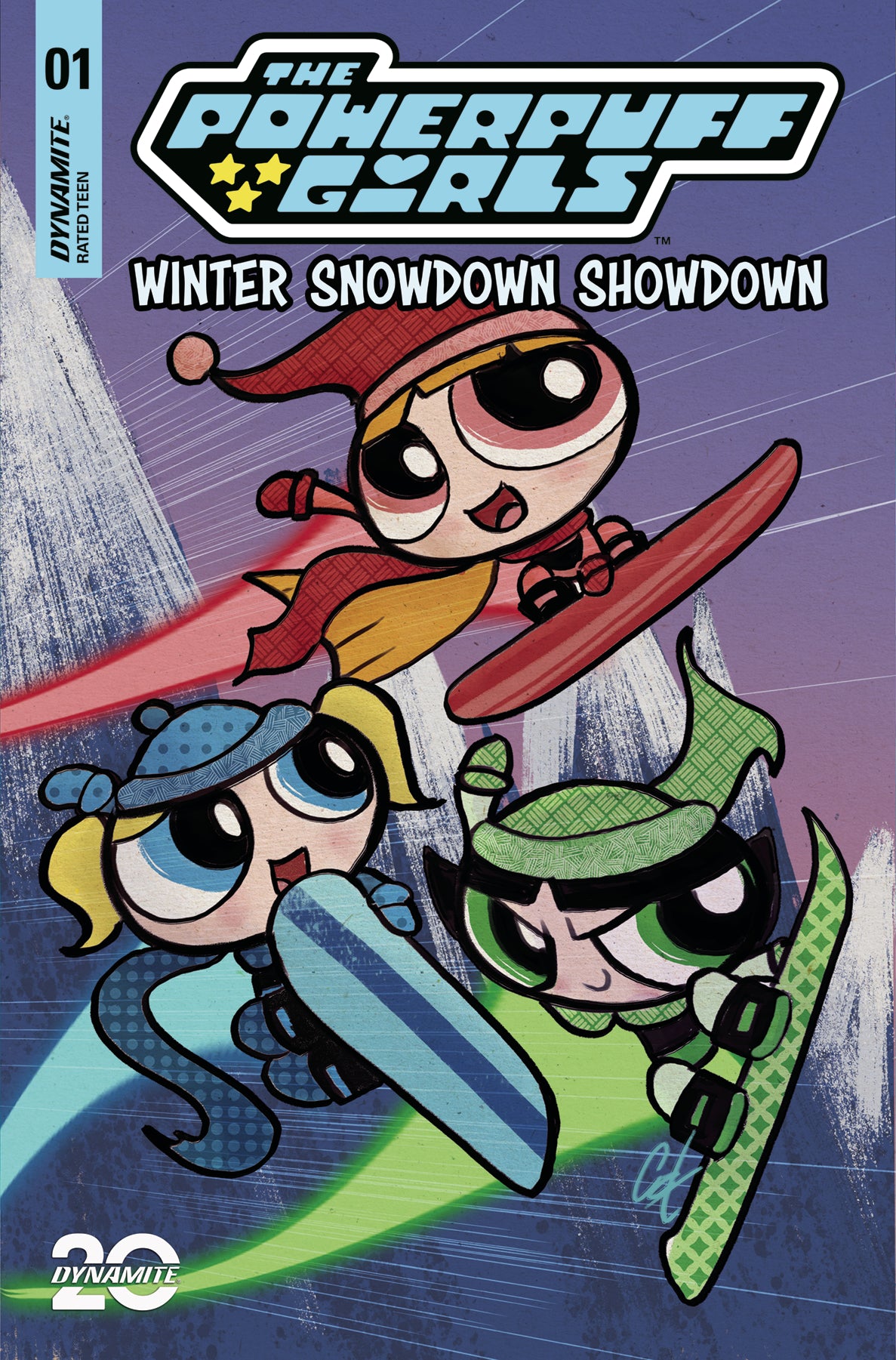 12/11/2024 POWERPUFF GIRLS WINTER SNOWDOWN SHOWDOWN #1 CVR B STAGGS (C:  DYNAMITE   