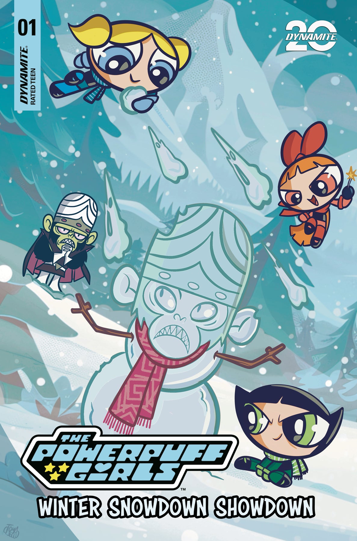 12/11/2024 POWERPUFF GIRLS WINTER SNOWDOWN SHOWDOWN #1 CVR C TOMASELLI  DYNAMITE   