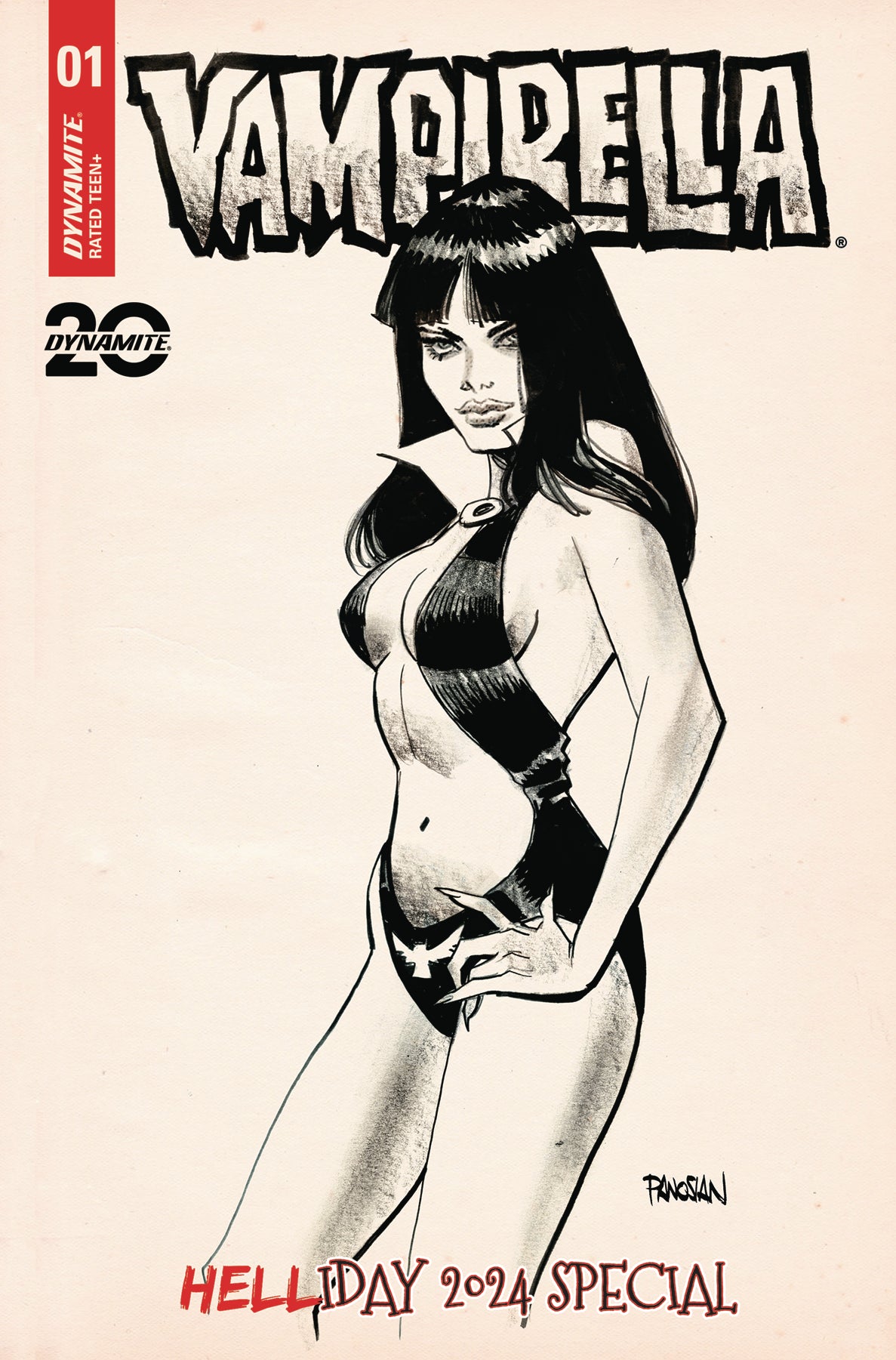 12/25/2024 VAMPIRELLA HELLIDAY 2024 SP #1 CVR C PANOSIAN  DYNAMITE   