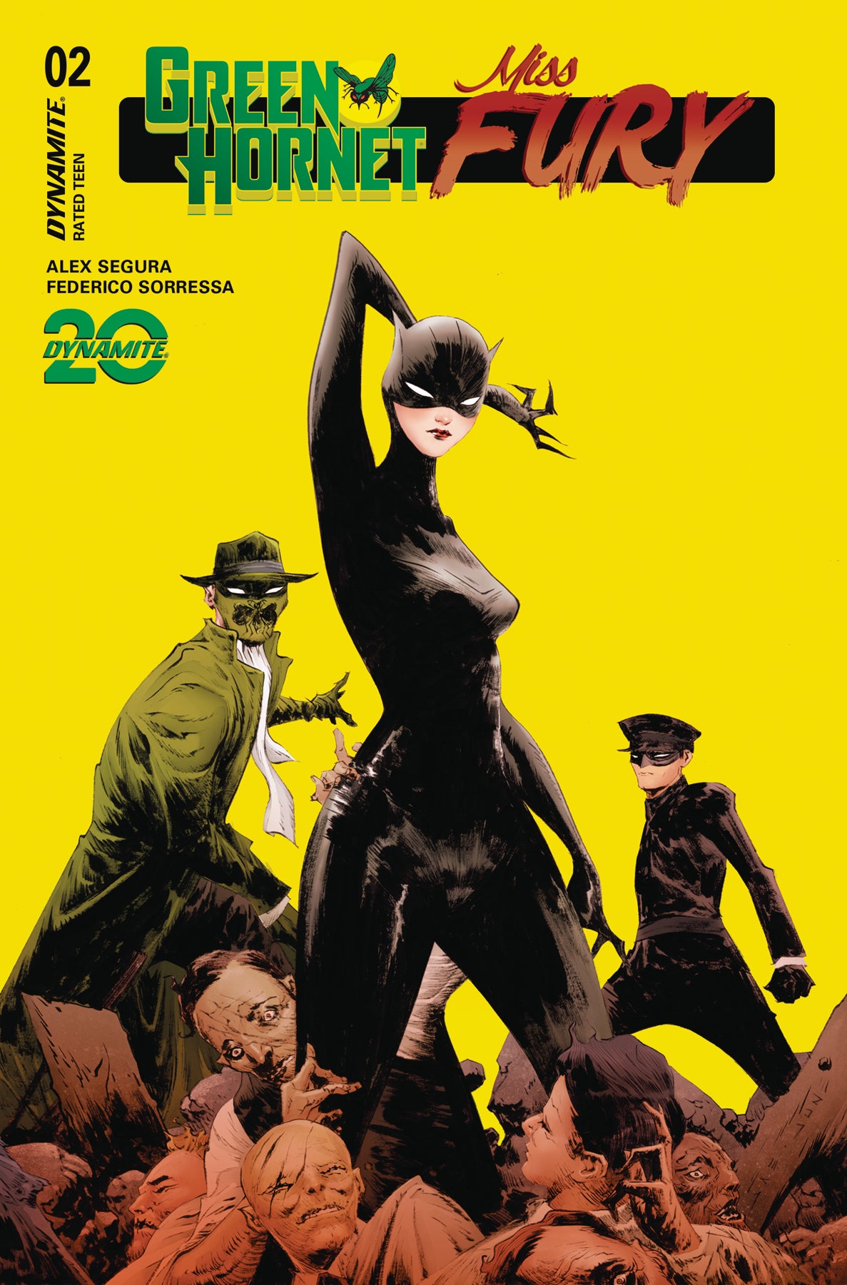 12/18/2024 GREEN HORNET MISS FURY #2 CVR B LEE & CHUNG  DYNAMITE   