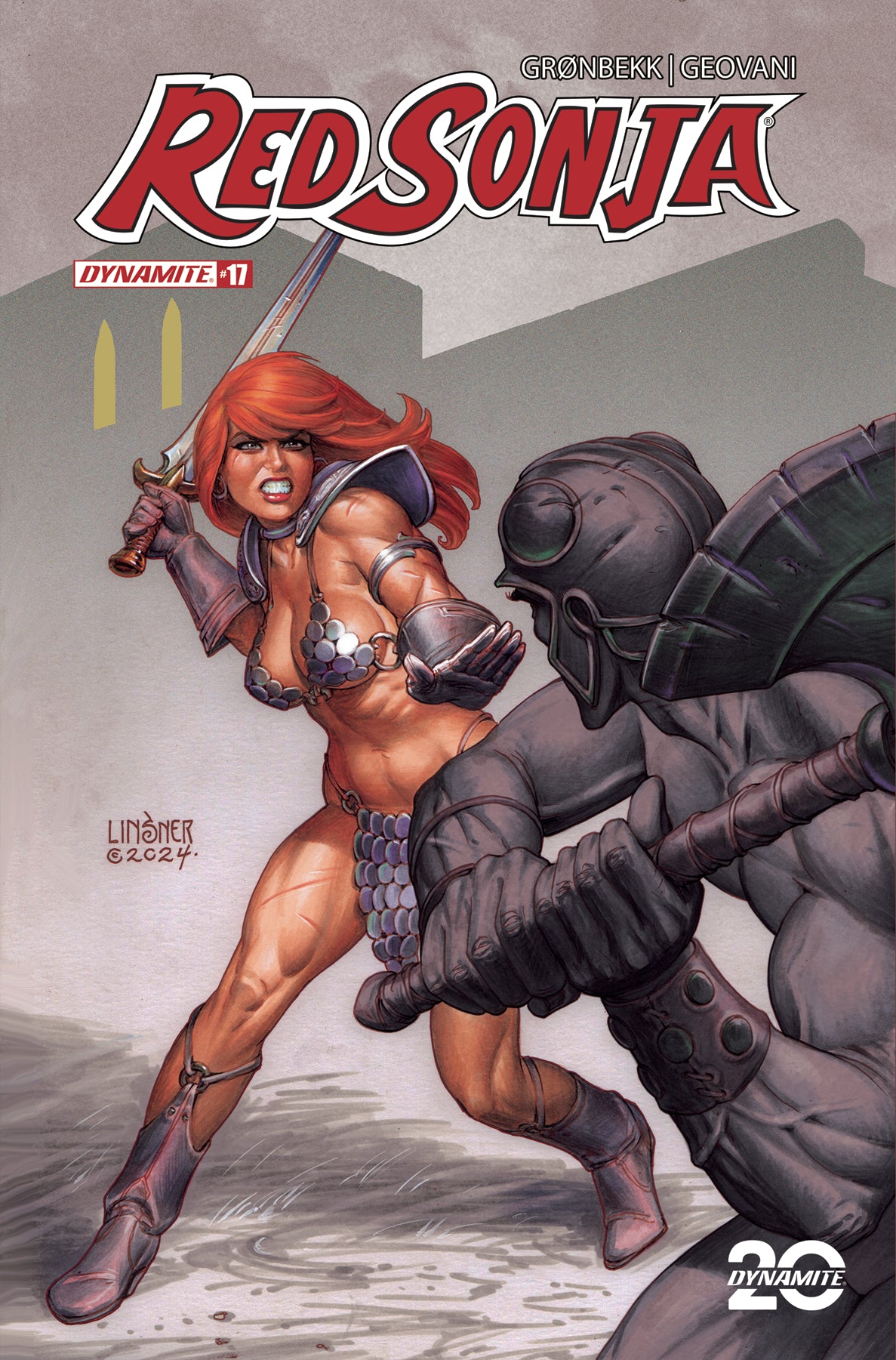 12/18/2024 RED SONJA 2023 #17 CVR C LINSNER  DYNAMITE   