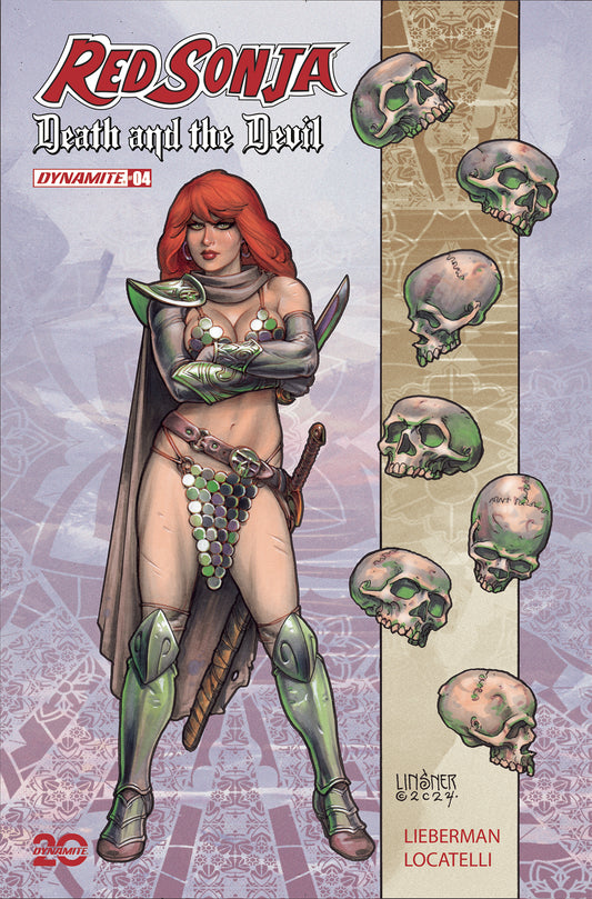 12/04/2024 RED SONJA DEATH AND THE DEVIL #4 CVR A LINSNER  DYNAMITE   