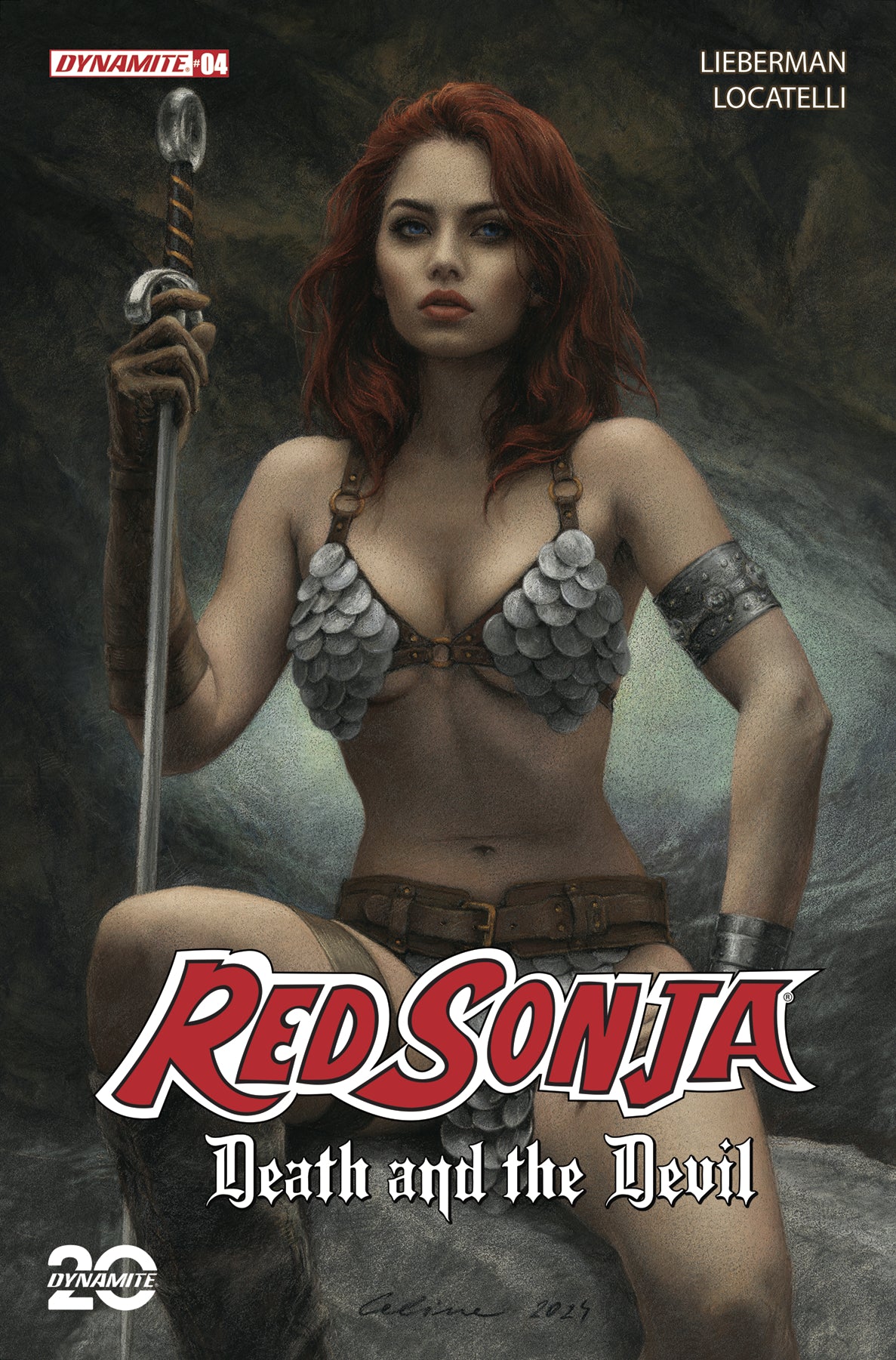 12/04/2024 RED SONJA DEATH AND THE DEVIL #4 CVR B CELINA  DYNAMITE   