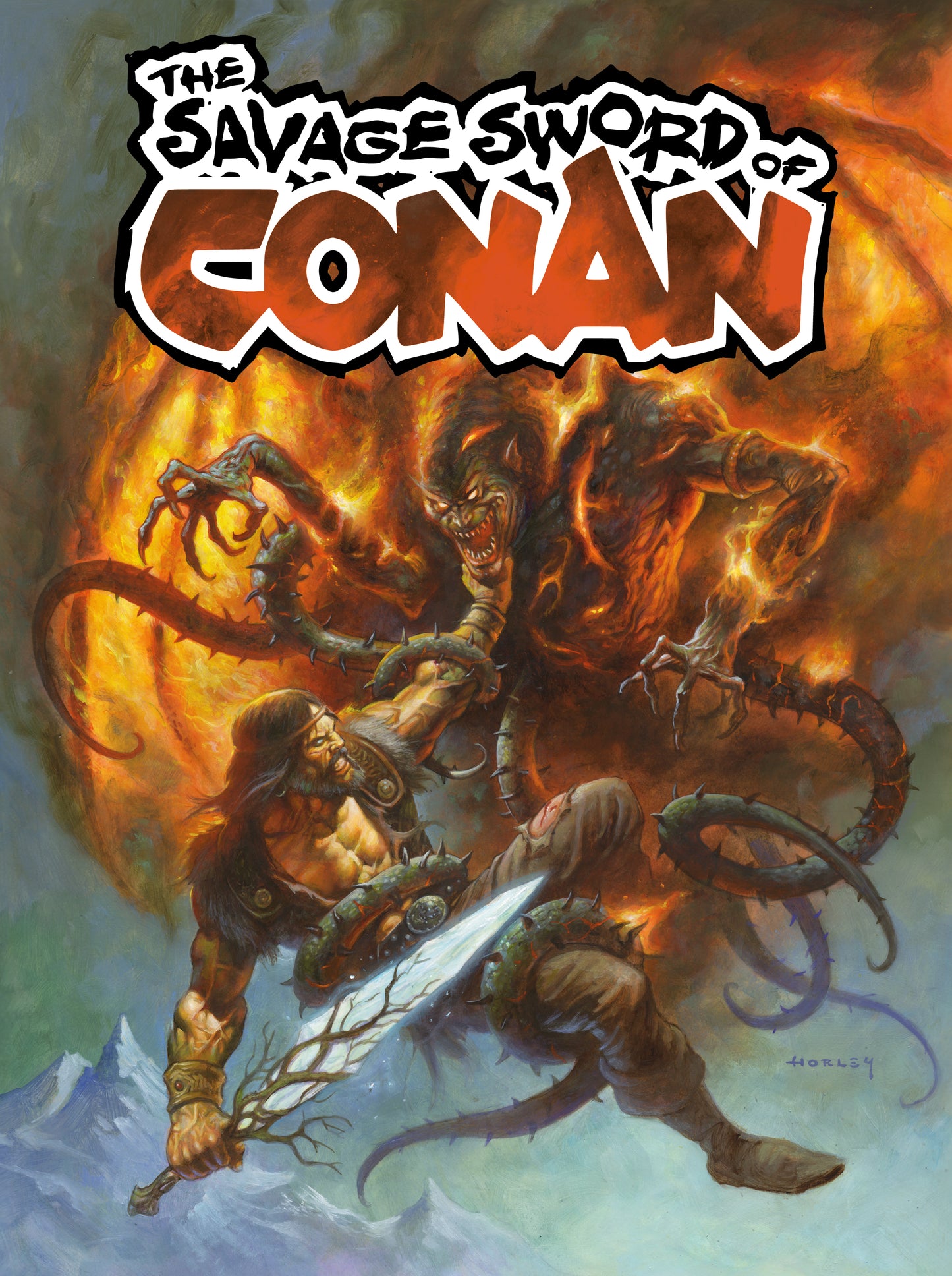 12/11/2024 SAVAGE SWORD OF CONAN #6 (OF 6) CVR B HORLEY (MR)  TITAN COMICS   