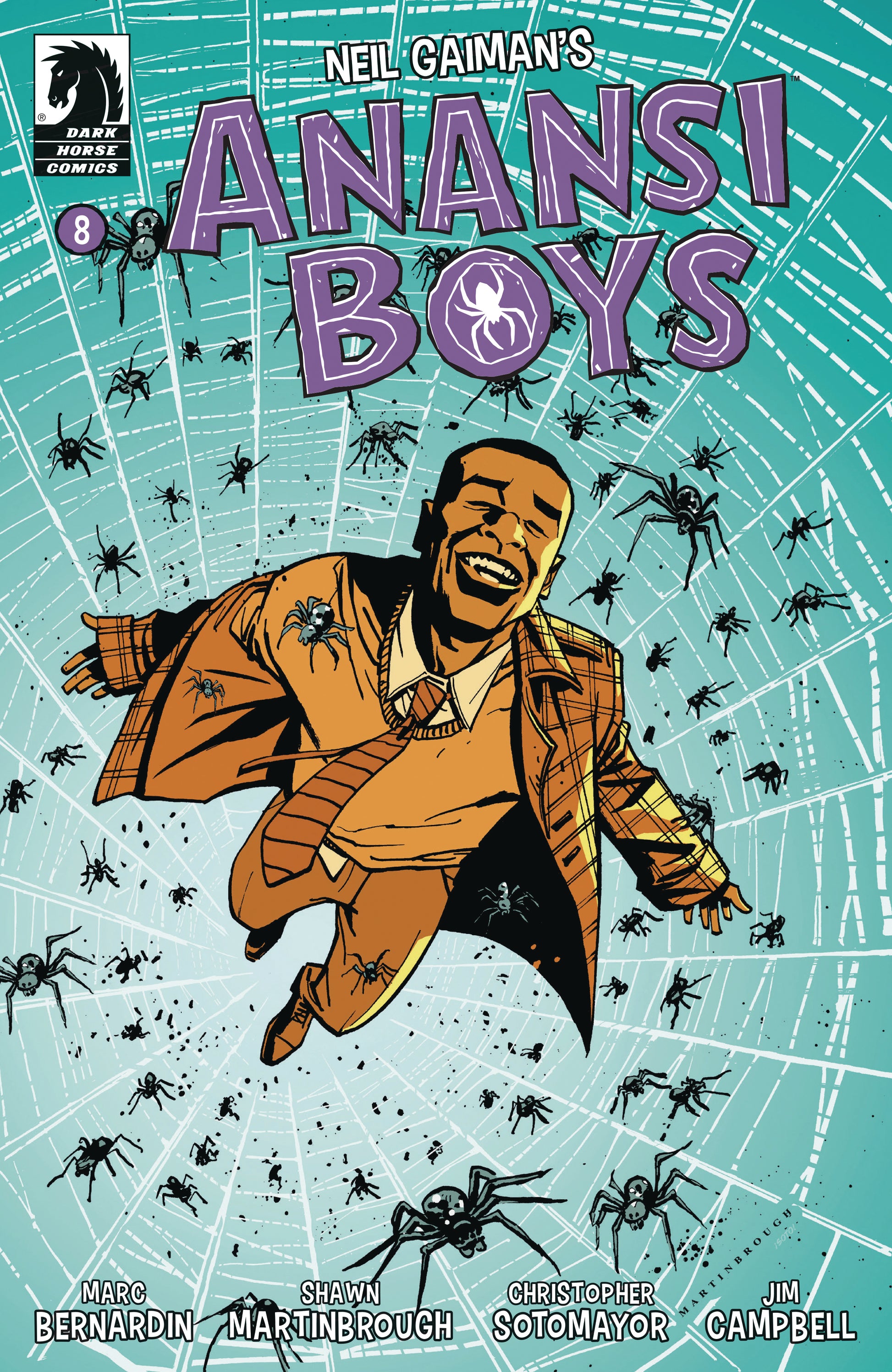 01/29/2025 ANANSI BOYS I #8 CVR B MARTINBROUGH  DARK HORSE PRH   