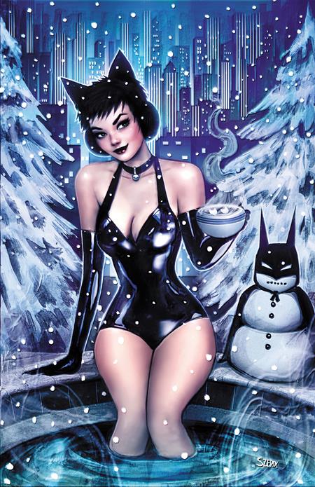 01/15/2025 CATWOMAN #72 CVR D NATHAN SZERDY SWEATER WEATHER CARD STOCK VAR  DC COMICS   