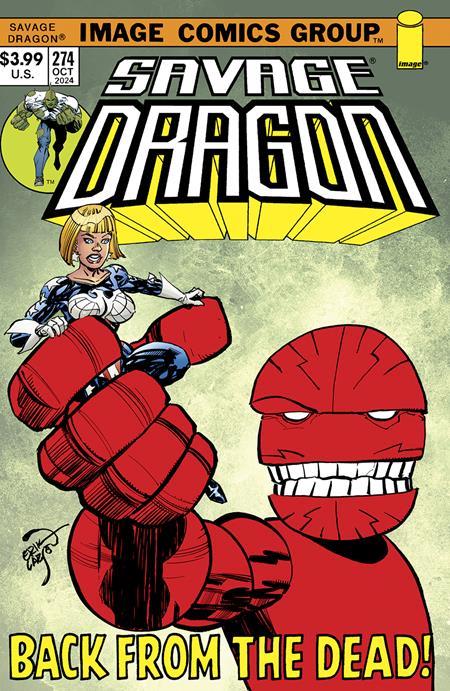 01/15/2025 SAVAGE DRAGON #274 CVR B ERIK LARSEN 70S TRADE DRESS VAR (MR) (RES)  IMAGE COMICS   