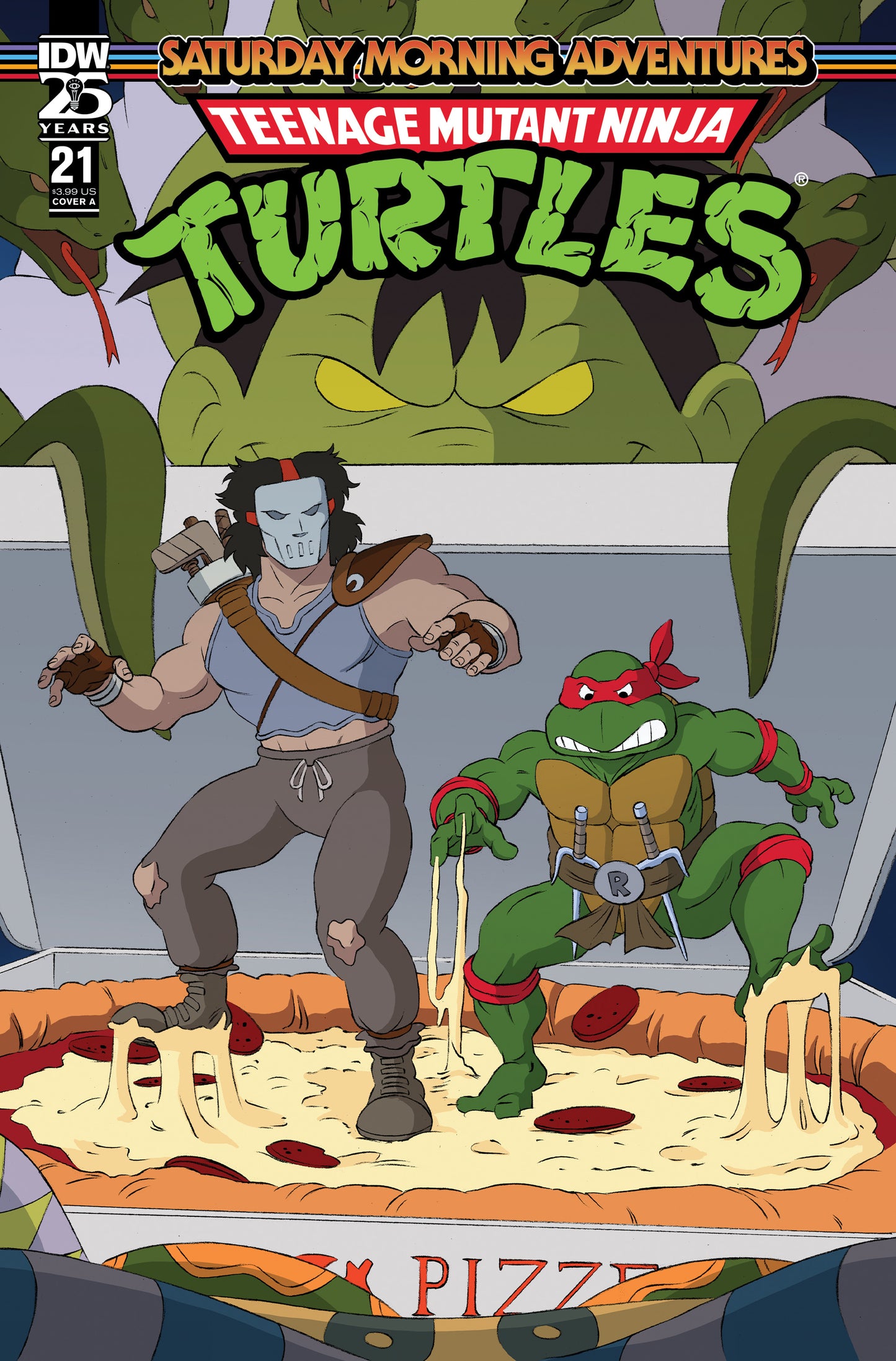 01/29/2025 TMNT SATURDAY MORNING ADV #21 CVR A SCHOENING  IDW-PRH   