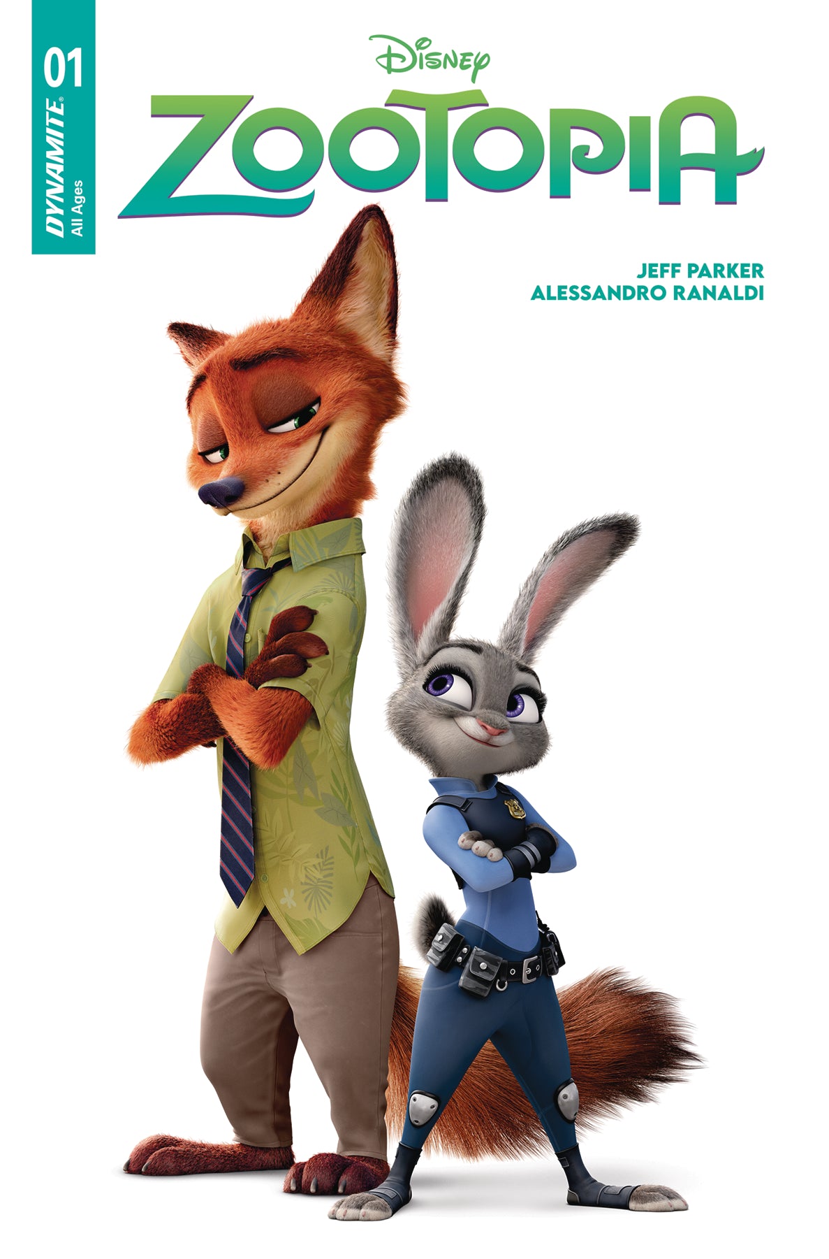 01/08/2025 ZOOTOPIA #1 CVR E MOVIE CHARACTERS (C: 1-0-0)  DYNAMITE   