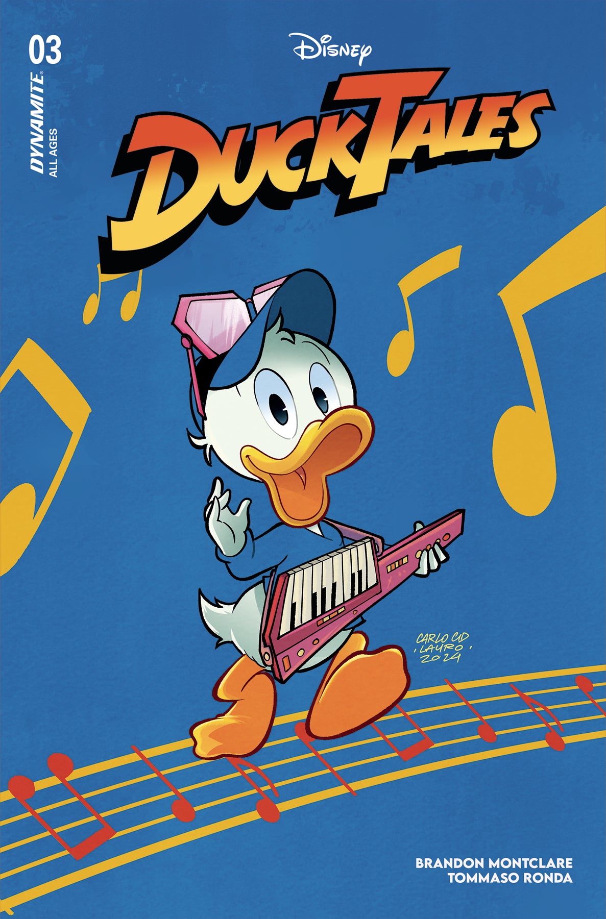 01/15/2025 DUCKTALES #3 CVR C LAURO (C: 1-0-0)  DYNAMITE   