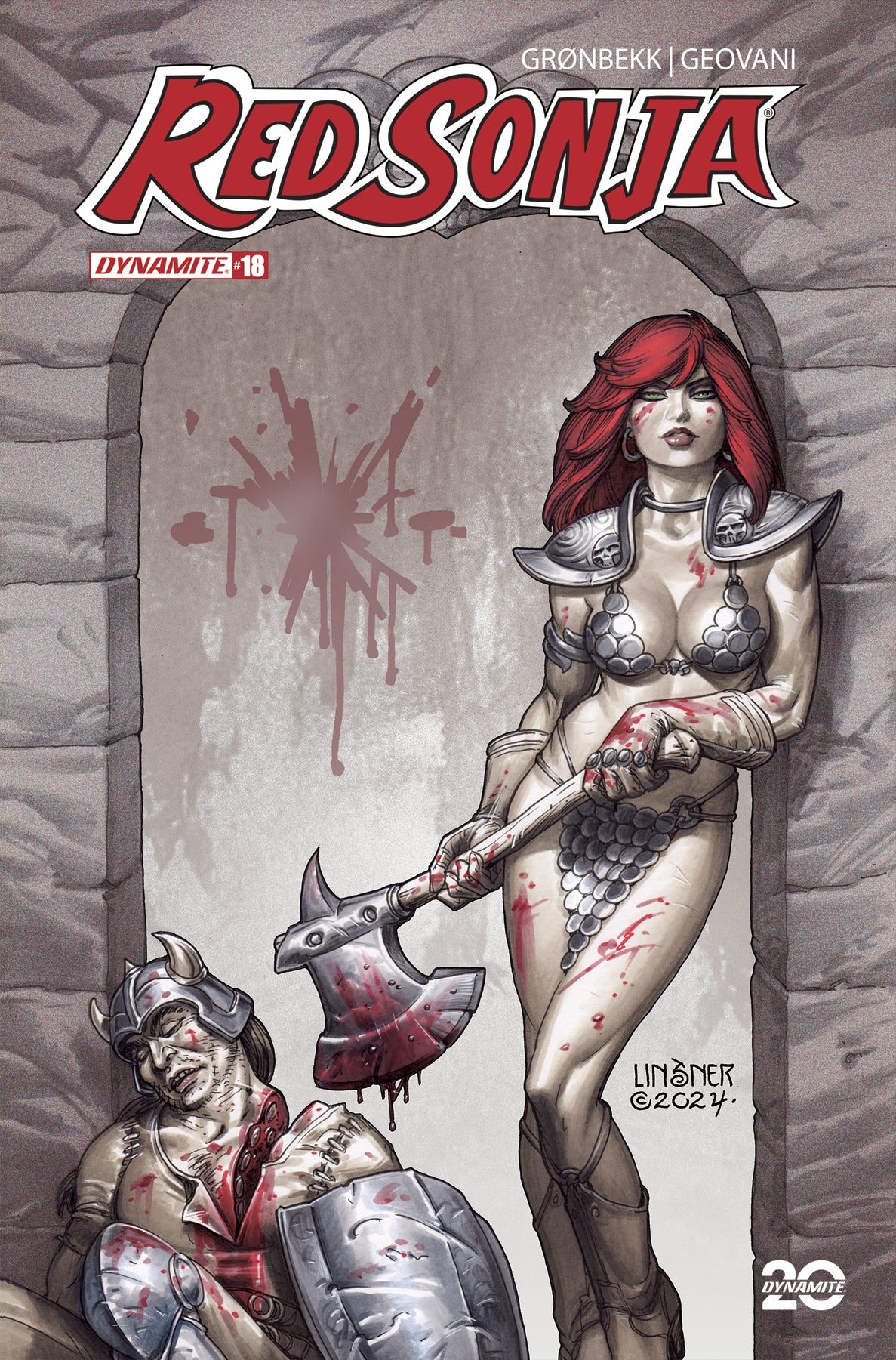 01/22/2025 RED SONJA 2023 #18 CVR C LINSNER  DYNAMITE   