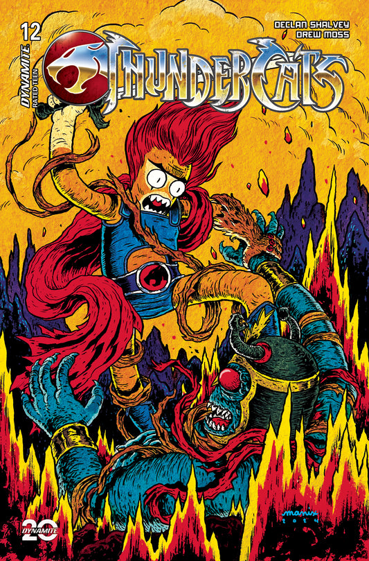 01/22/2025 THUNDERCATS #12 CVR I MANIX FOIL (C: 1-0-0)  DYNAMITE   