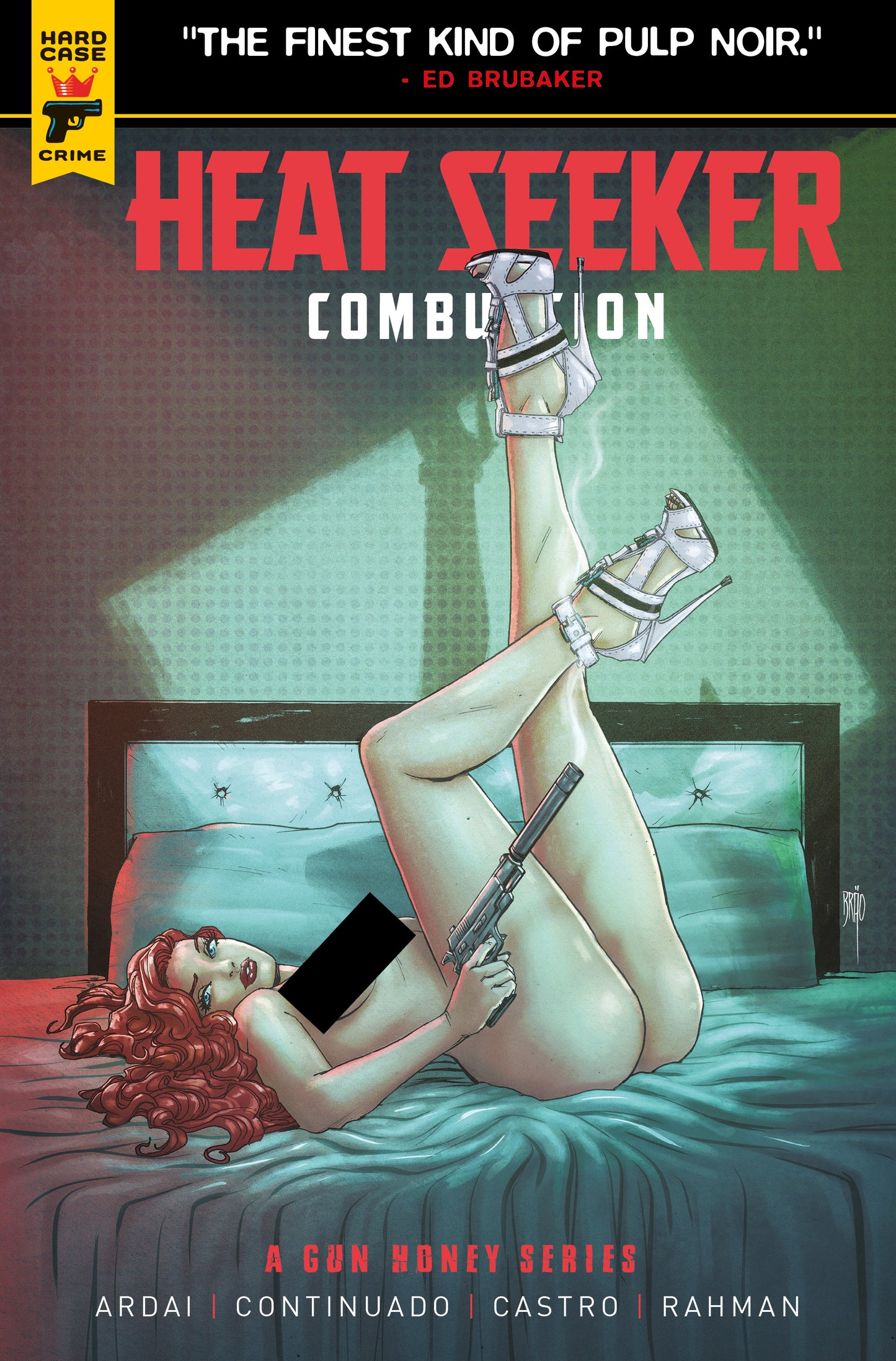 01/15/2025 HEAT SEEKER COMBUSTION GUN HONEY SERIES #3 CVR E BRAO NUDE B  TITAN COMICS   