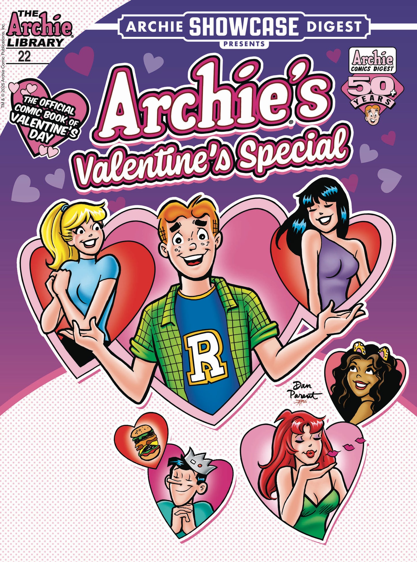 01/29/2025 ARCHIE SHOWCASE JUMBO DIGEST #22 VALENTINES SPECIAL  ARCHIE COMIC PUBLICATIONS   