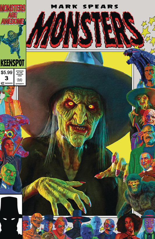 01/29/2025 MARK SPEARS MONSTERS #3 CVR E WITCH HOMAGE  KEENSPOT ENTERTAINMENT   