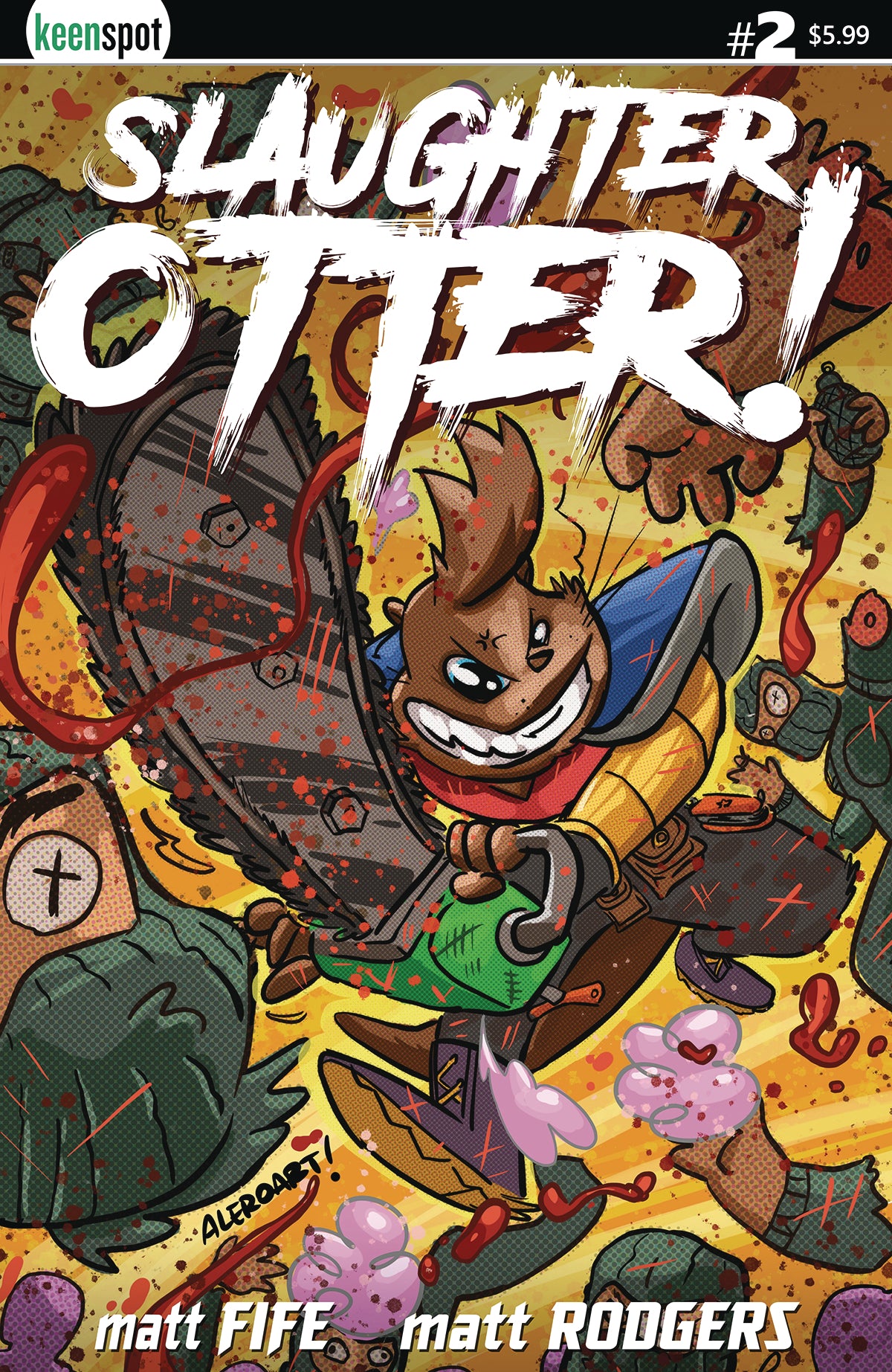 01/29/2025 SLAUGHTER OTTER #2 CVR C ALEJANDRO ROSADO  KEENSPOT ENTERTAINMENT   