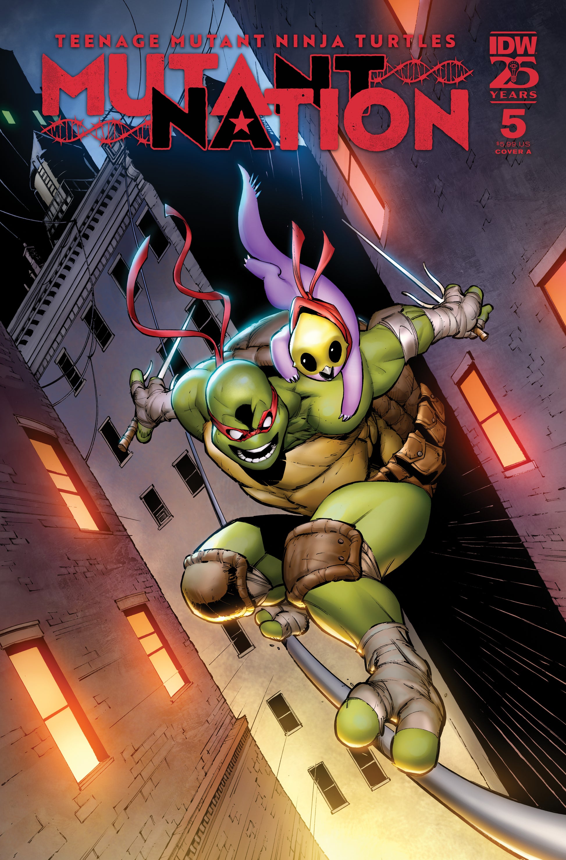 02/12/2025 TMNT MUTANT NATION #5 CVR A DUNBAR IDW-PRH