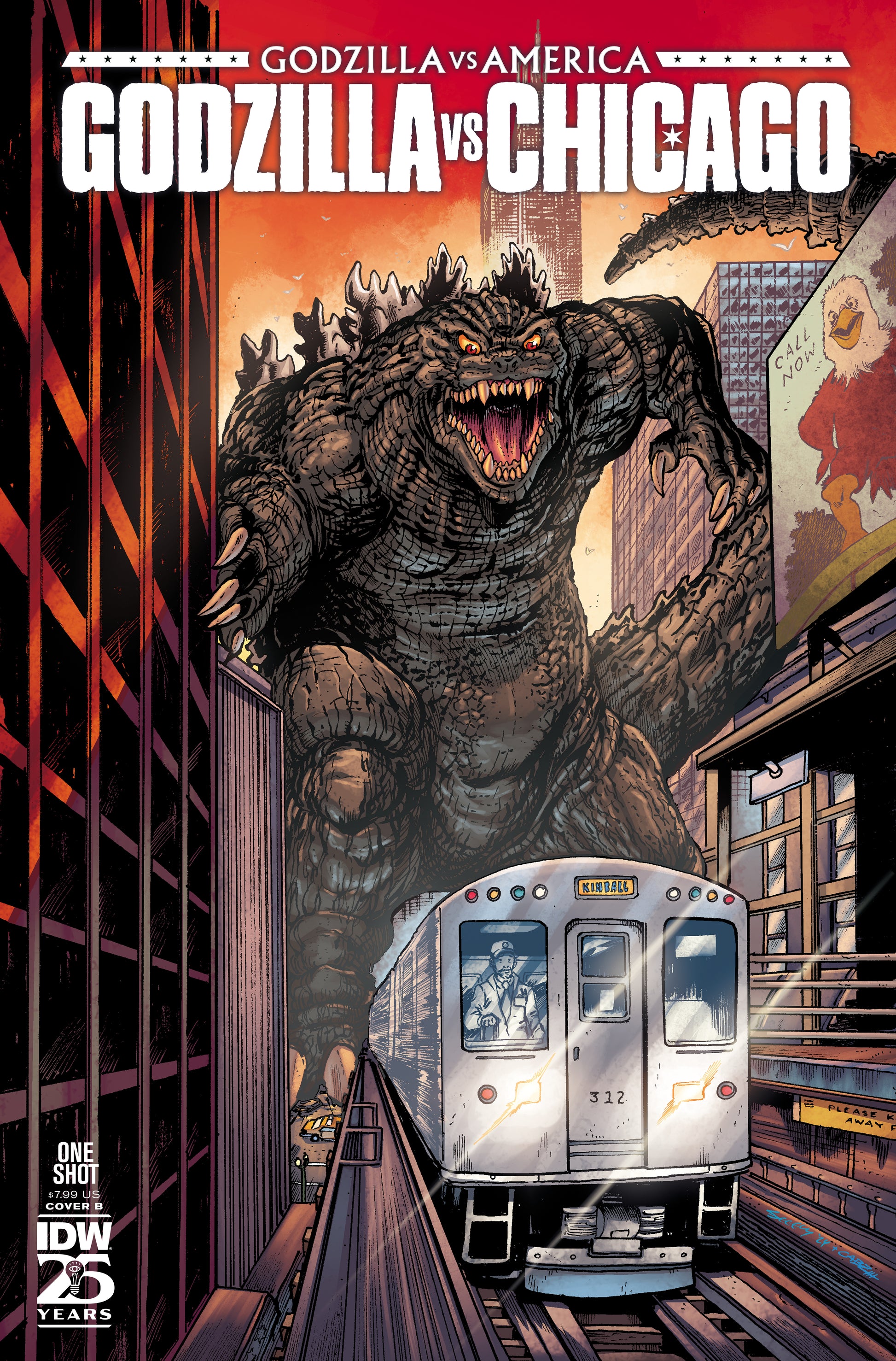 02/26/2025 GODZILLA VS AMERICA CHICAGO #1 CVR B SEELEY IDW-PRH