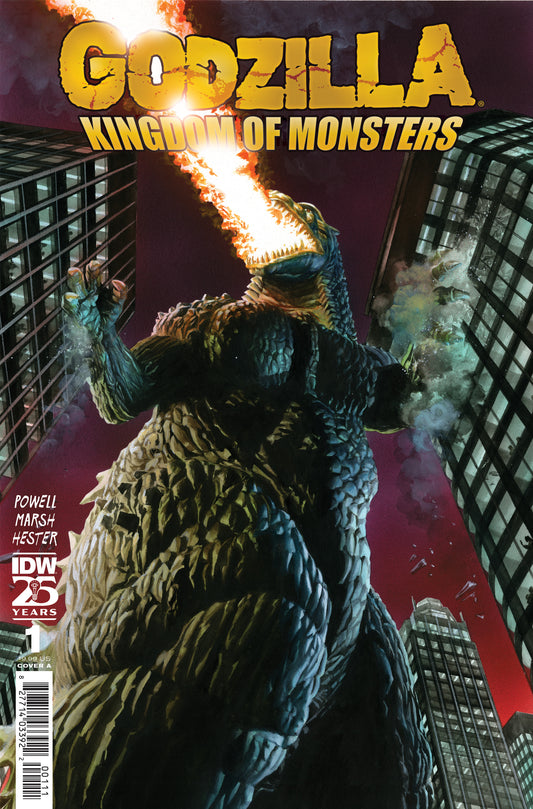 02/19/2025 GODZILLA 70TH ANNIV FOIL KINGDOM OF MONSTERS #1 IDW-PRH