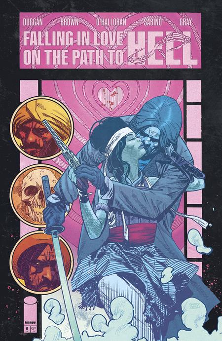 02/19/2025 FALLING IN LOVE ON PATH TO HELL #8 CVR A BROWN (MR) IMAGE COMICS