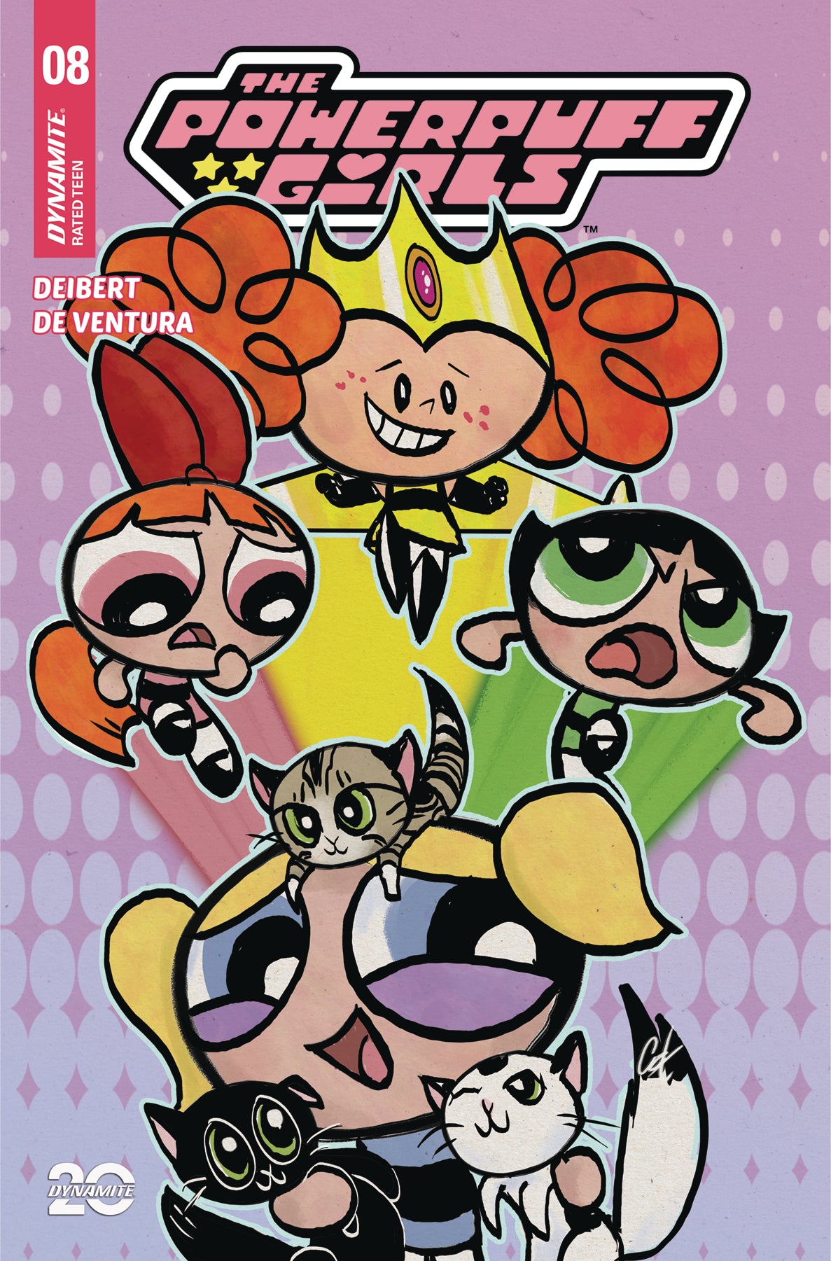 02/26/2025 POWERPUFF GIRLS #8 CVR C STAGGS (C: 1-0-0) DYNAMITE