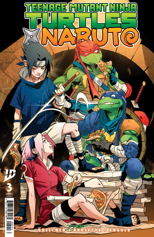 03/19/2025 TEENAGE MUTANT NINJA TURTLES X NARUTO #3 CVR A JIMENEZ IDW-PRH