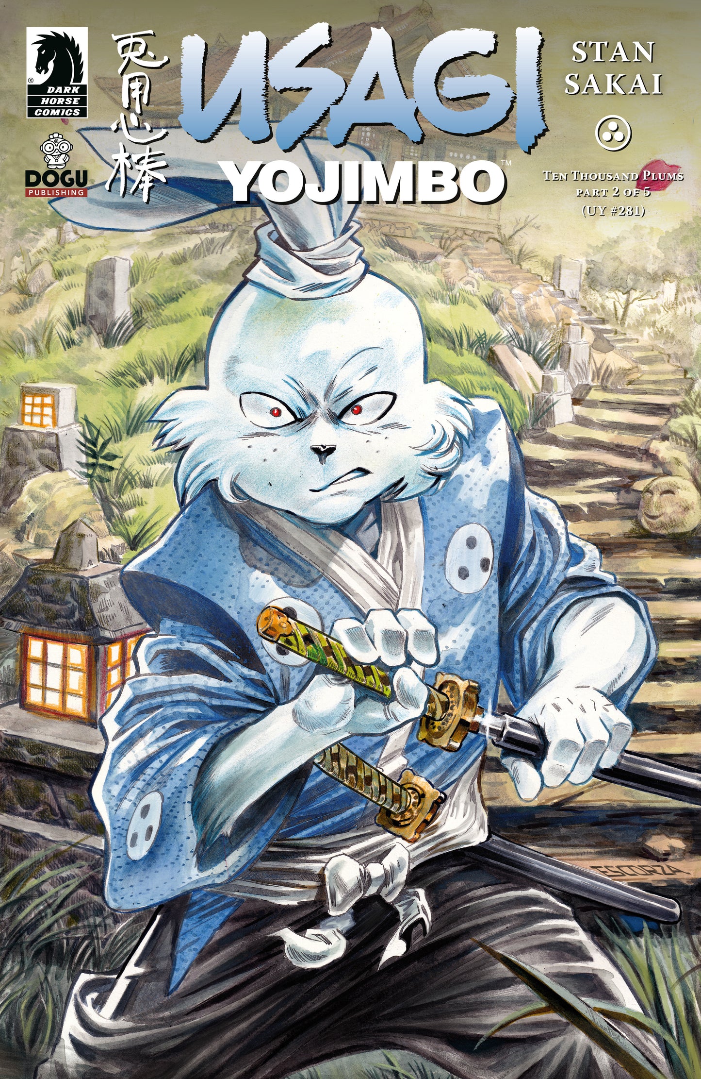 04/09/2025 USAGI YOJIMBO TEN THOUSAND PLUMS #2 CVR B ESCORZAS DARK HORSE PRH