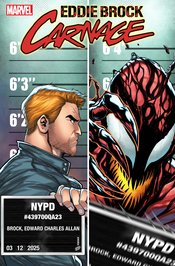 03/19/2025 EDDIE BROCK CARNAGE #2 DAVID BALDEON VAR MARVEL PRH