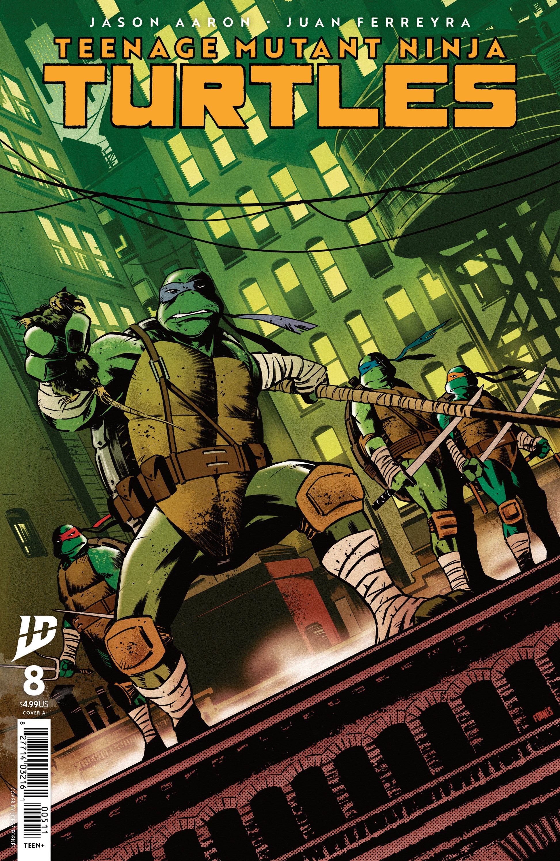 03/26/2025 TEENAGE MUTANT NINJA TURTLES 2024 #8 CVR A FORNES IDW-PRH