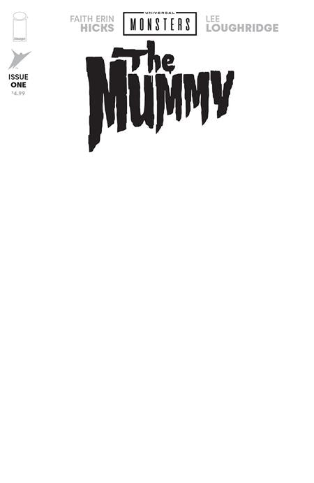 03/26/2025 UNIVERSAL MONSTERS MUMMY #1 (OF 4) CVR H BLANK SKETCH CVR IMAGE