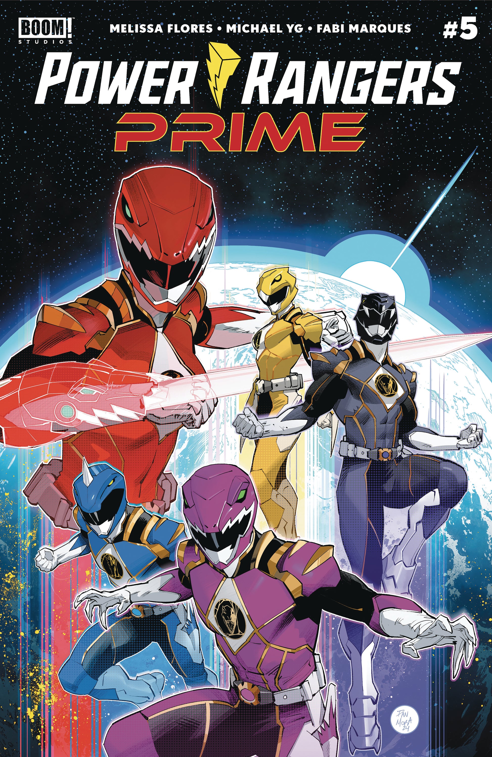 03/19/2025 POWER RANGERS PRIME #5 CVR A MORA (C: 1-0-0) BOOM! STUDIOS