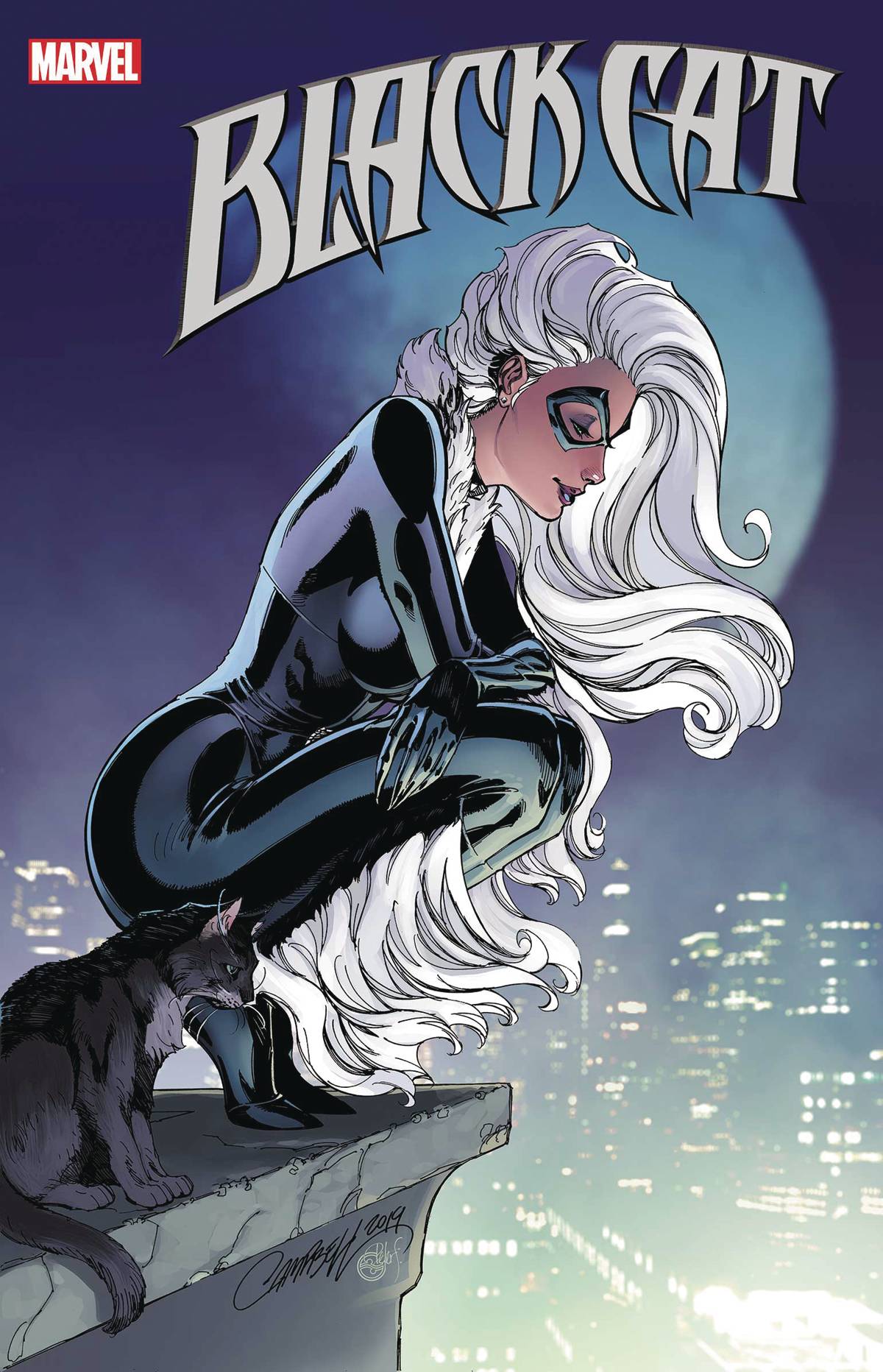 BLACK CAT #11 J SCOTT CAMPBELL COVER 2020 (IRON CAT) Black Cat MARVEL COMICS   