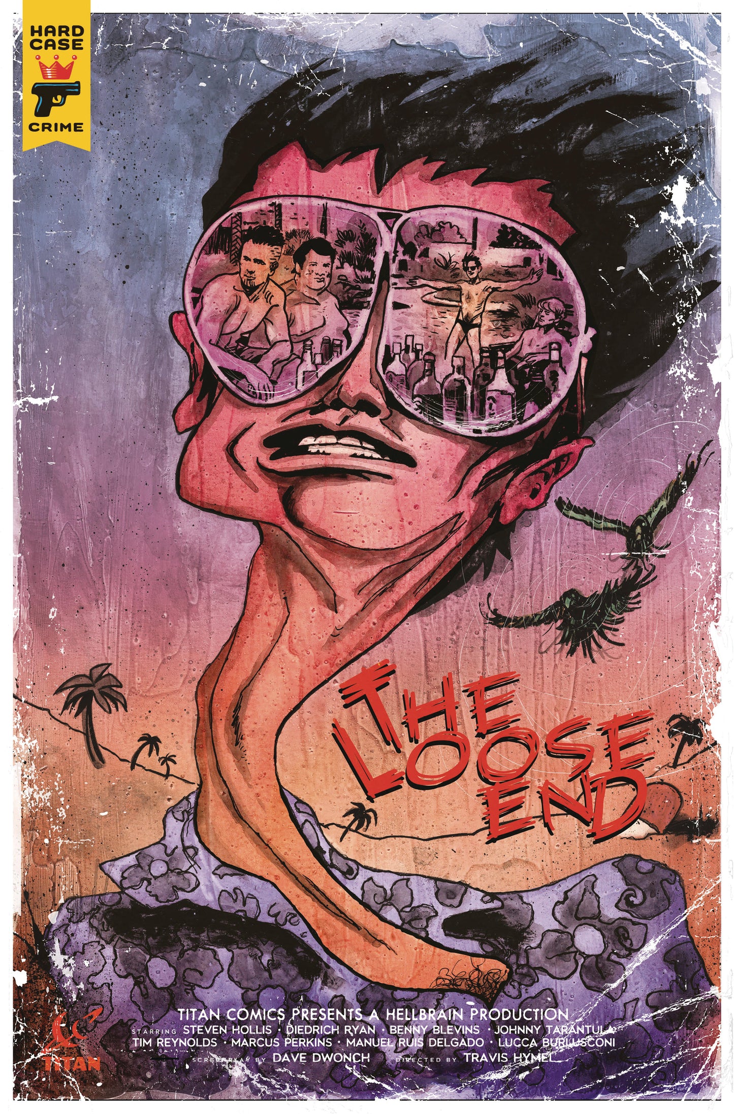 03/19/2025 LOOSE END #2 CVR B HACK FEAR AND LOATHING HOMAGE (MR) TITAN COMICS