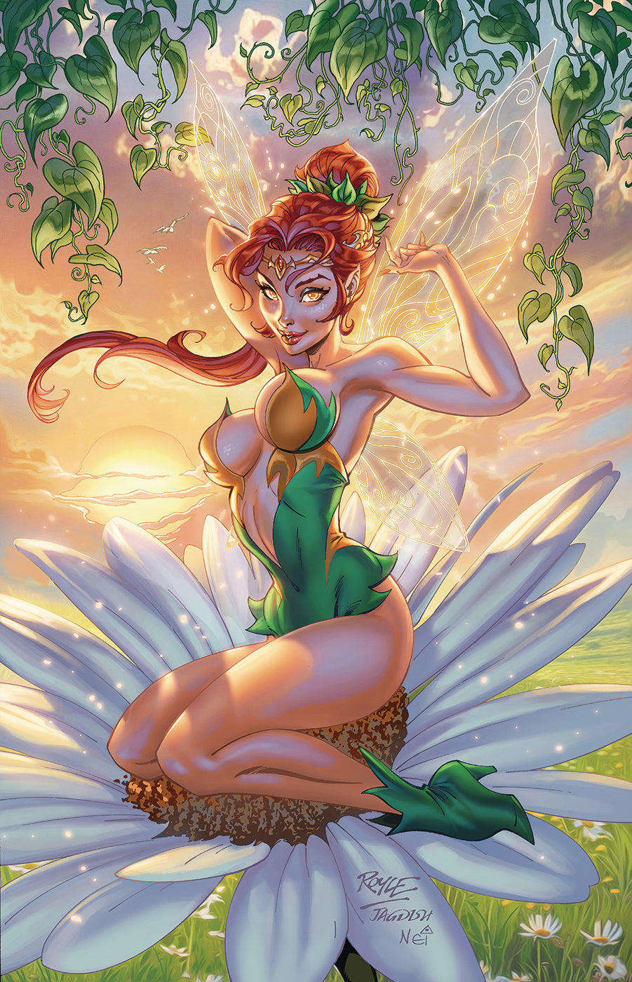 03/19/2025 GFT 20TH ANNIV 2025 FAIRY TALE PINUP SPEC CVR C JOHN ROYLE ZENESCOPE ENTERTAINMENT INC