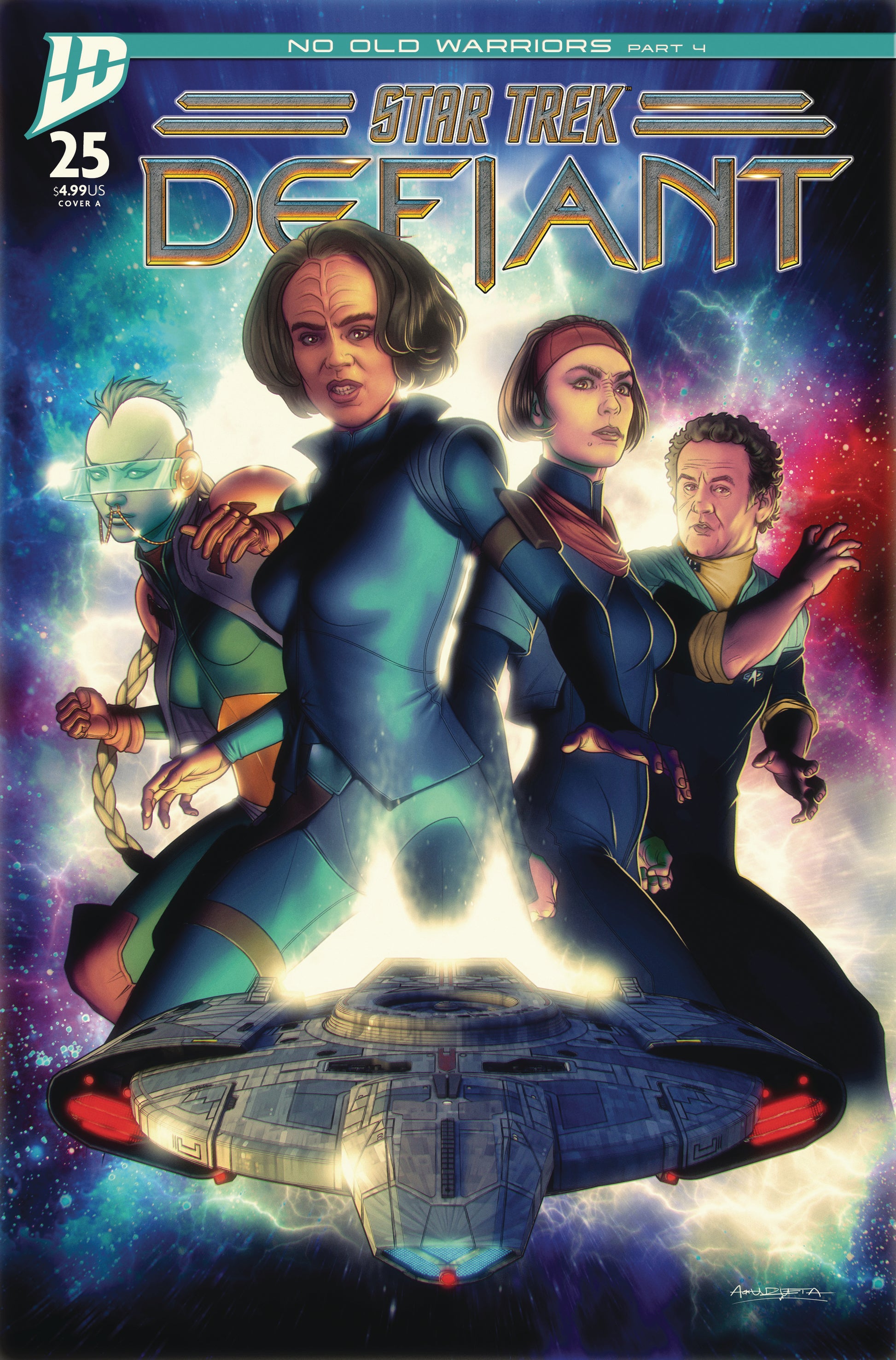 03/26/2025 STAR TREK DEFIANT #25 CVR A UNZUETA IDW-PRH