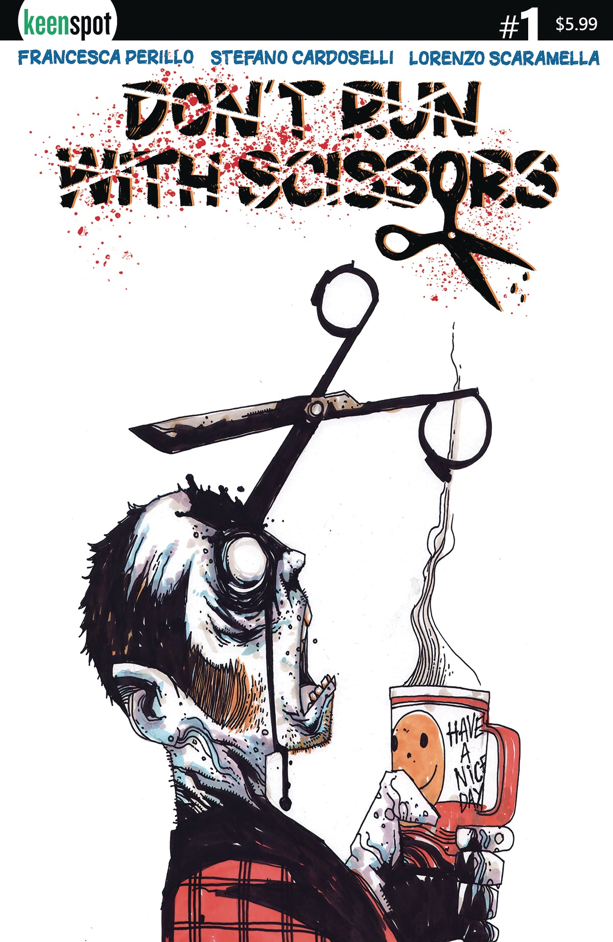 03/12/2025 DONT RUN WITH SCISSORS #1 CVR B STEFANO CARDOSELLI (MR) KEENSPOT ENTERTAINMENT